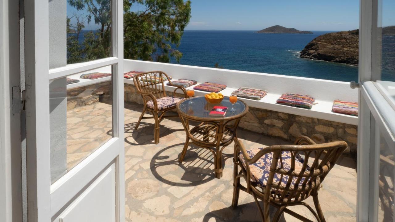 Ivi Beach Front Villa, Leros Vromolithos Bagian luar foto